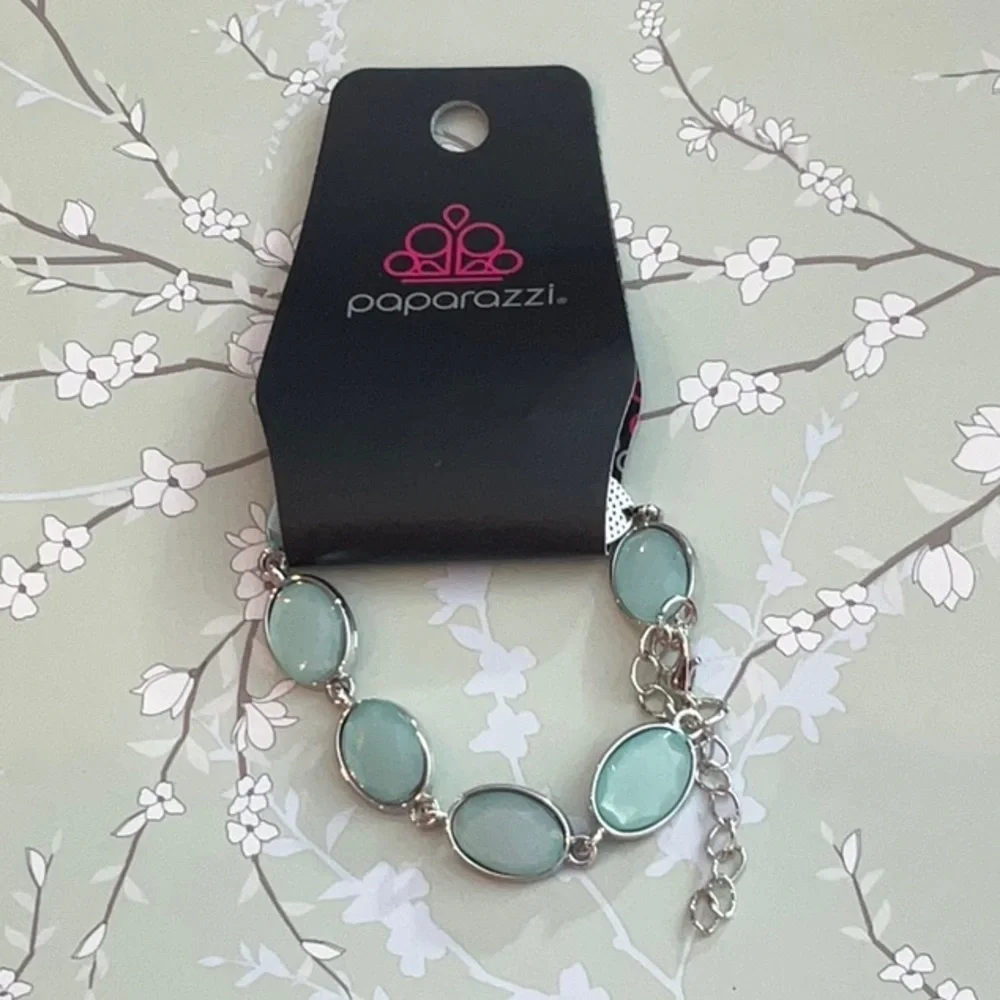 ❄️ Paparazzi | Blue and Silver Bohemian Bracelet Smooth Move